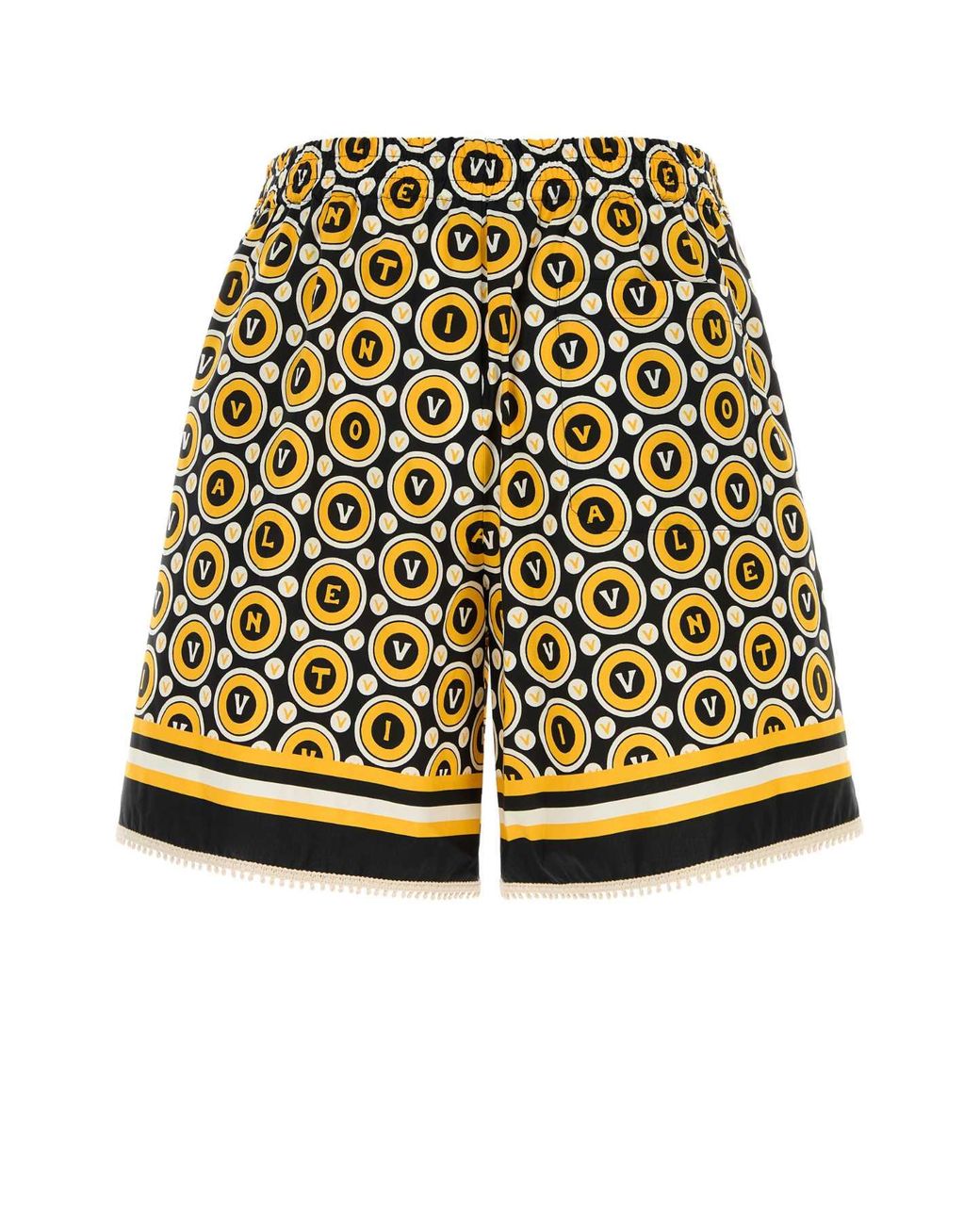 Valentino Multicolor Printed Poplin Bermuda Shorts for men