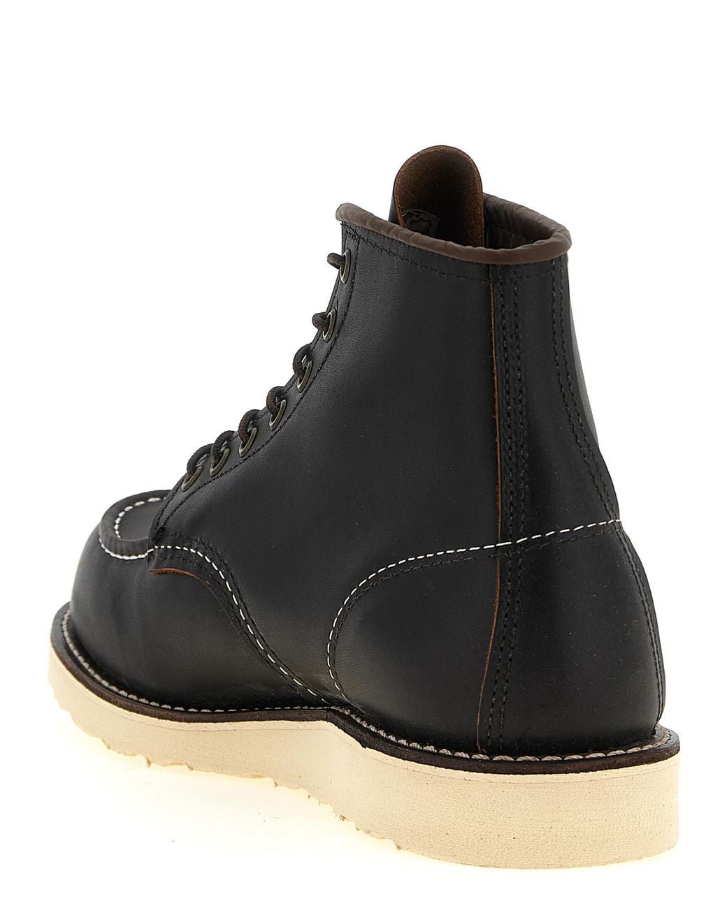 Red Wing Black Shoes 'Classic Moc Toe' Lace-Up Ankle Boots for men