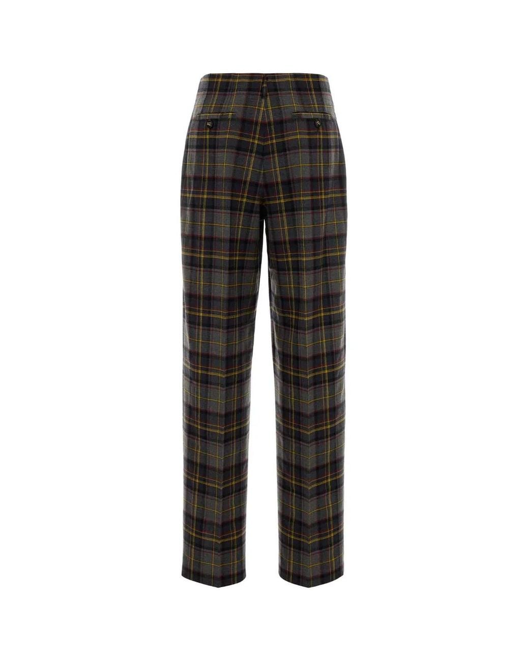 Etro Black Embroidered Stretch Wool Pant