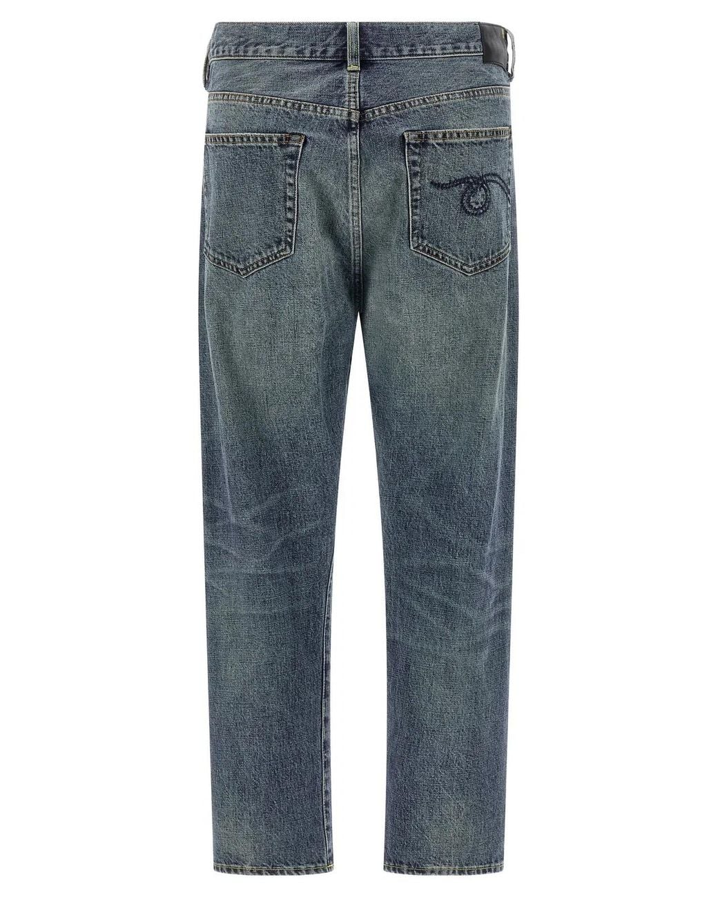 R13 Blue 'Crossover' Jeans