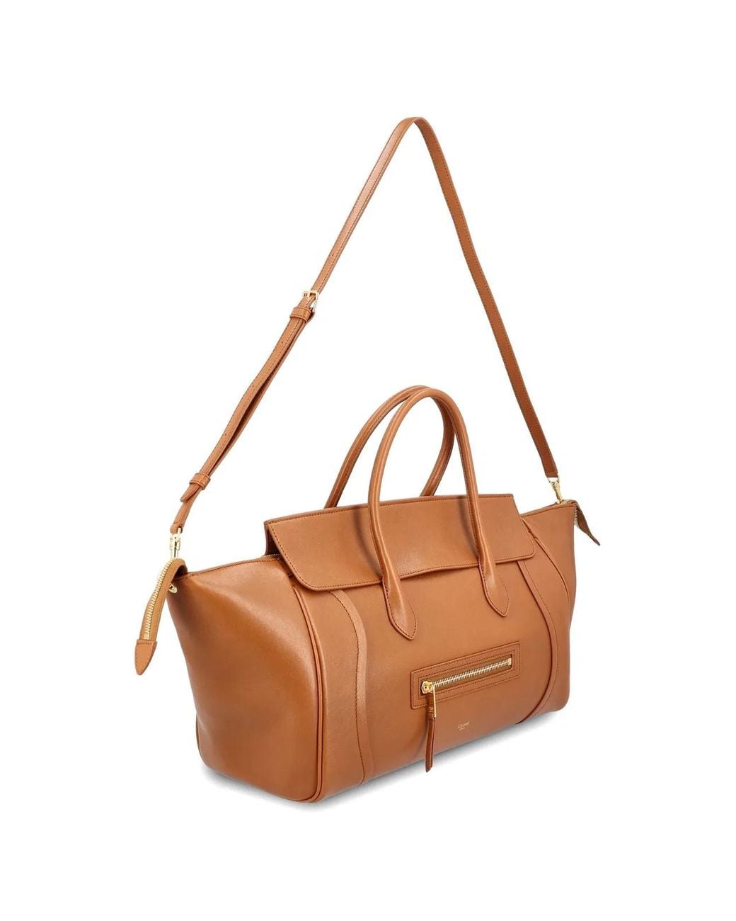 Céline Brown Zip-Fastening Luggage