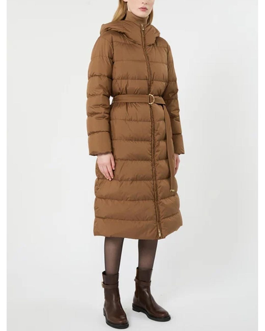 Max Mara Brown Canneti Down Jacket