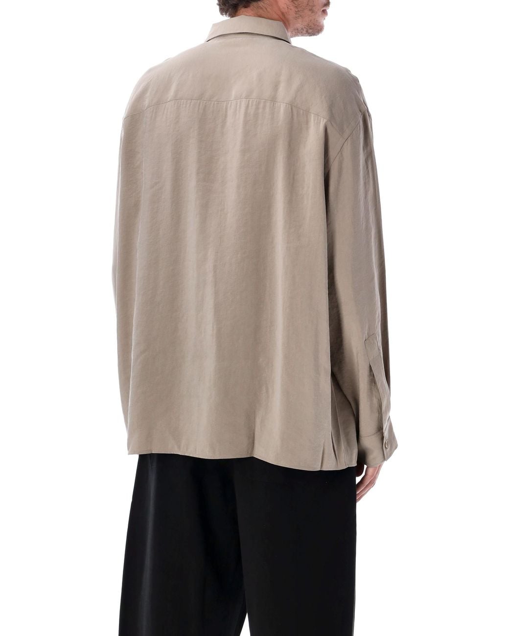 Studio Nicholson Gray Emper Modal Shirt for men