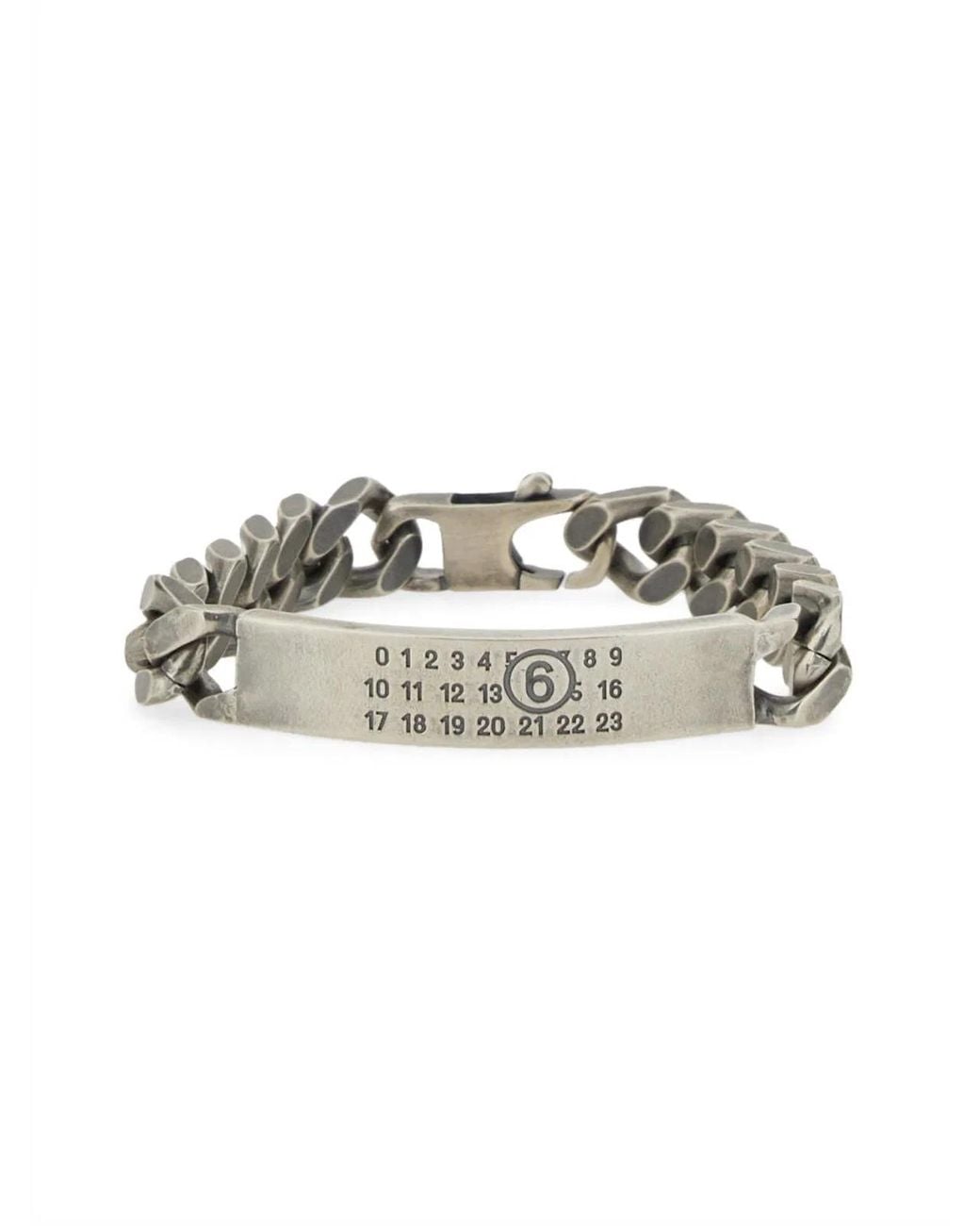 MM6 by Maison Margiela Metallic Bracciale A Catena