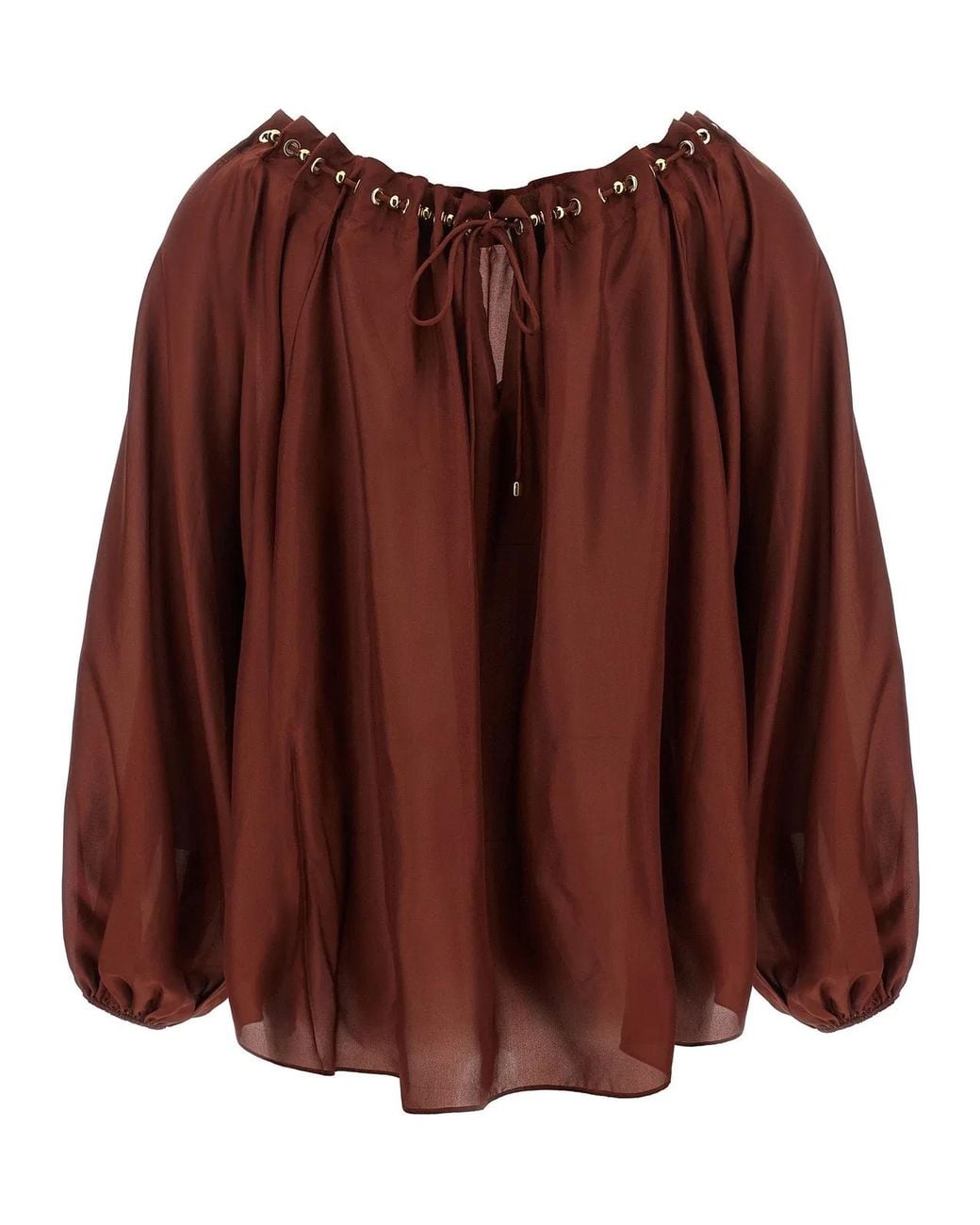 Zimmermann Purple 'Aster' Blouse