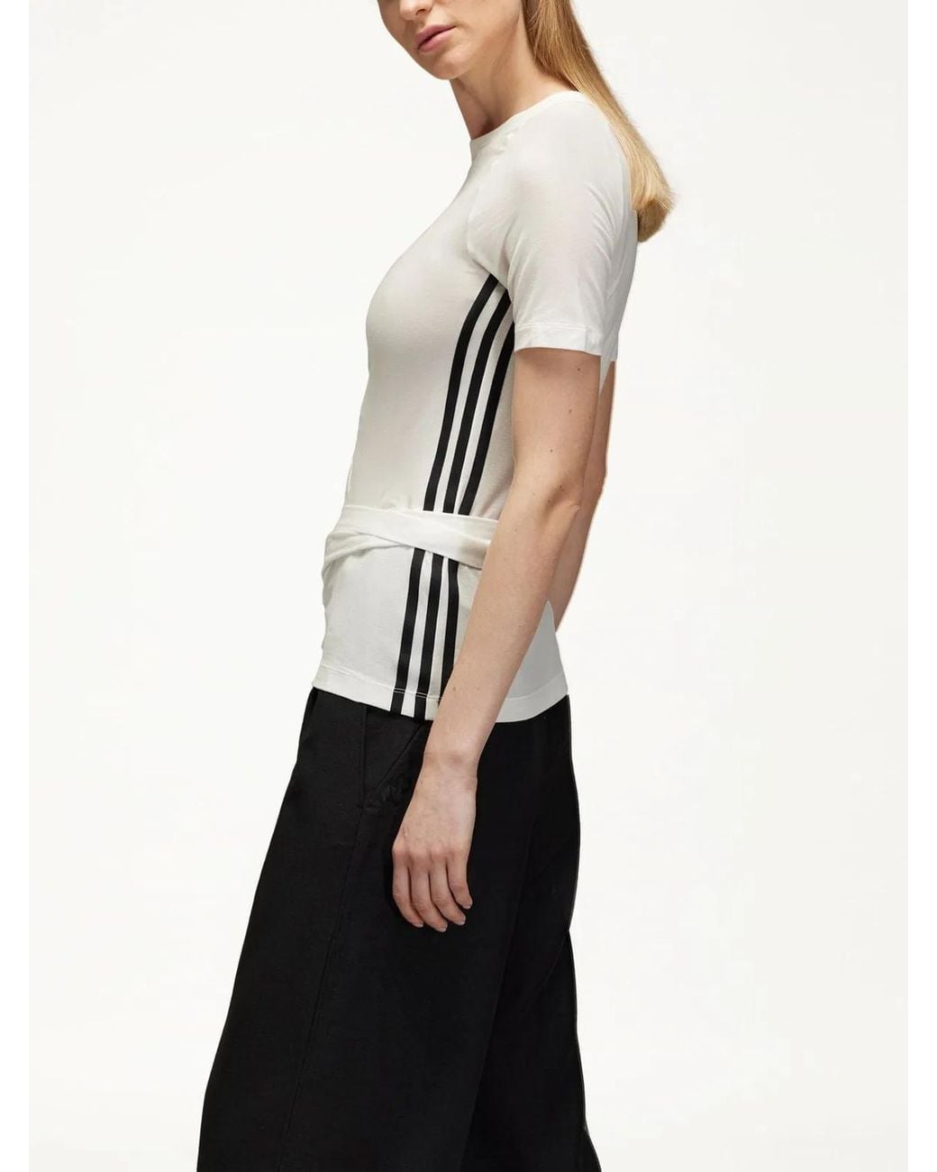 Y-3 White T-Shirt With Laces