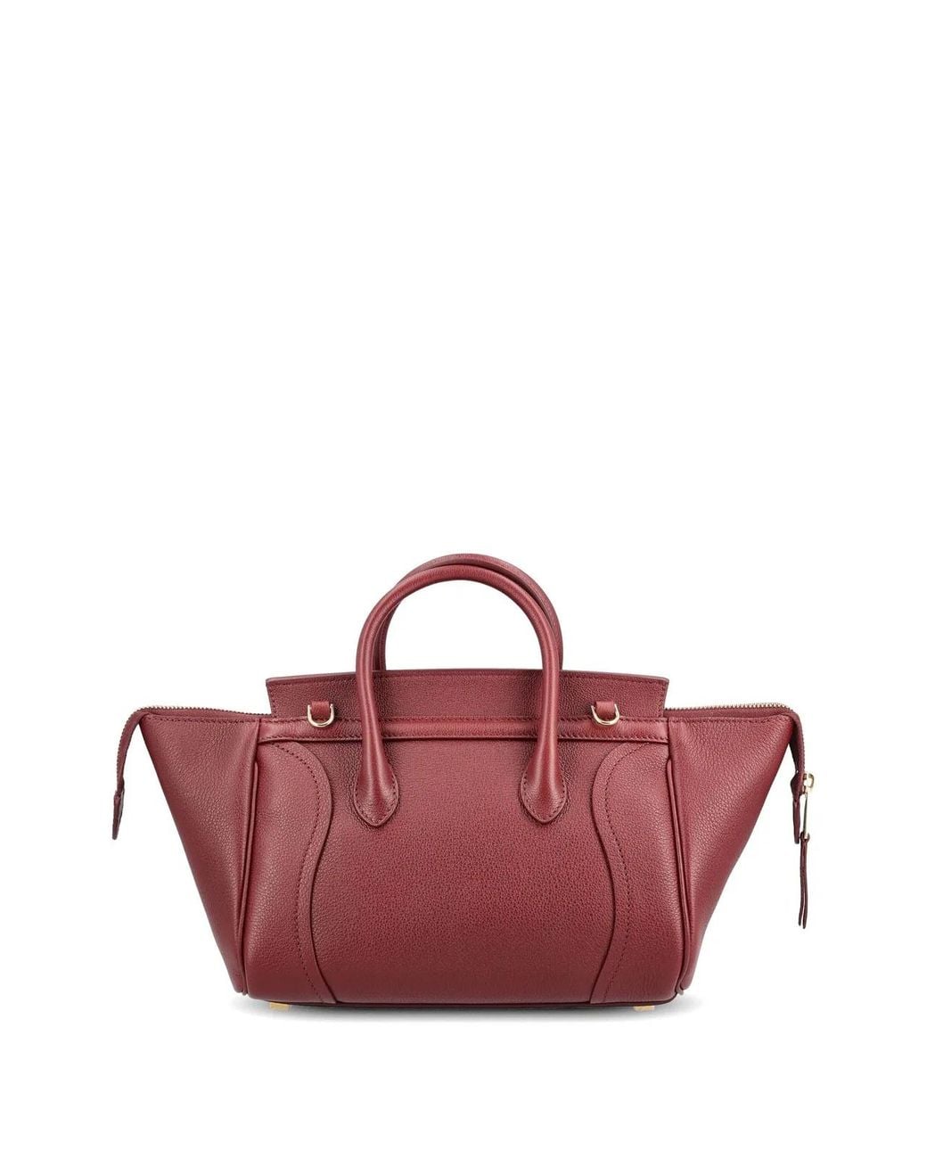 Céline Pink Luggage Small Leather Tote