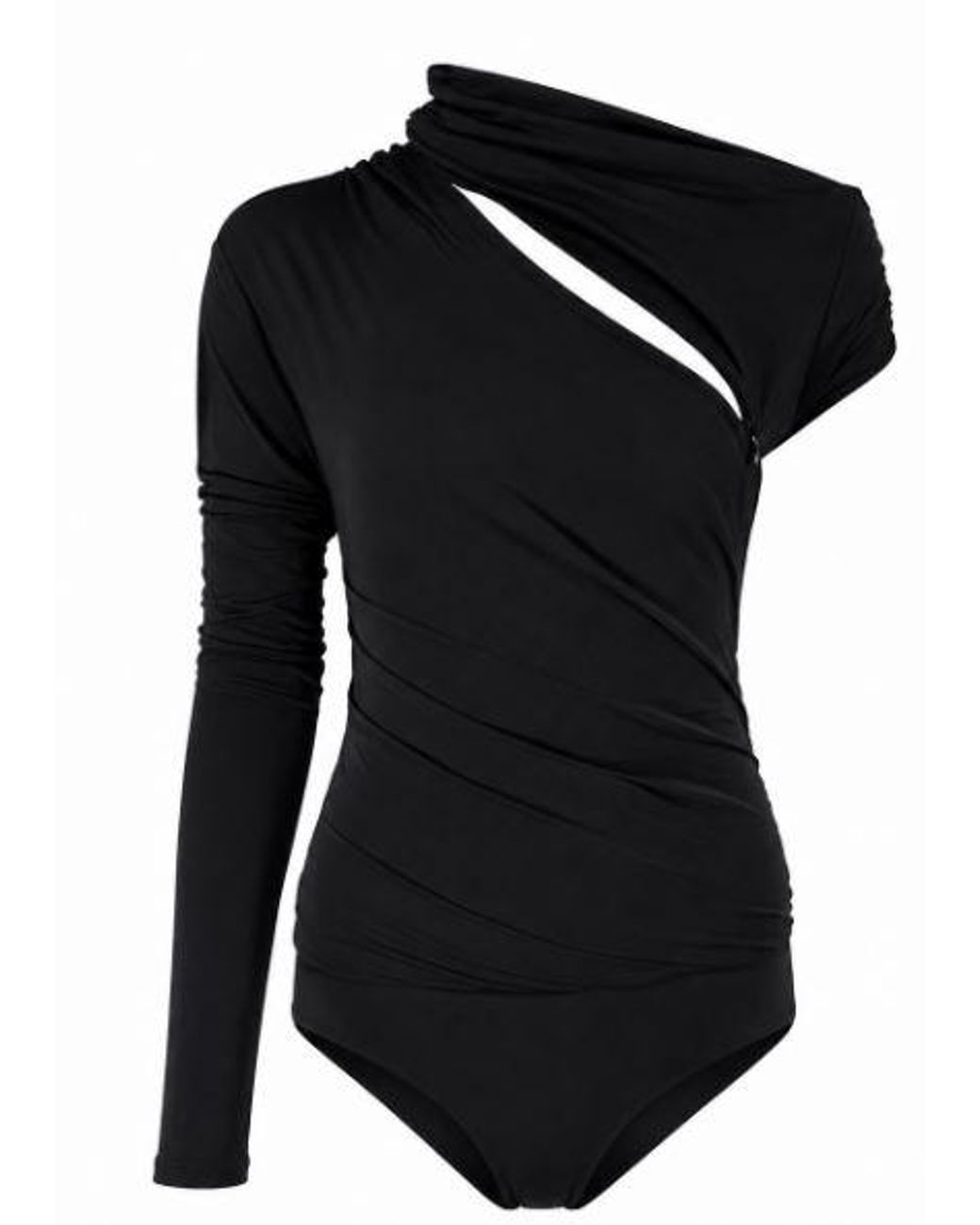 Pinko Black Viscose Elastane Top