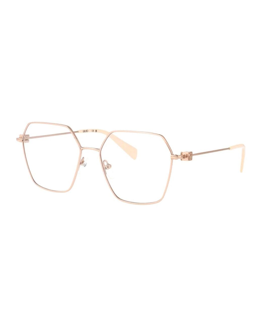 Liu Jo Natural Rose Metal Glasses