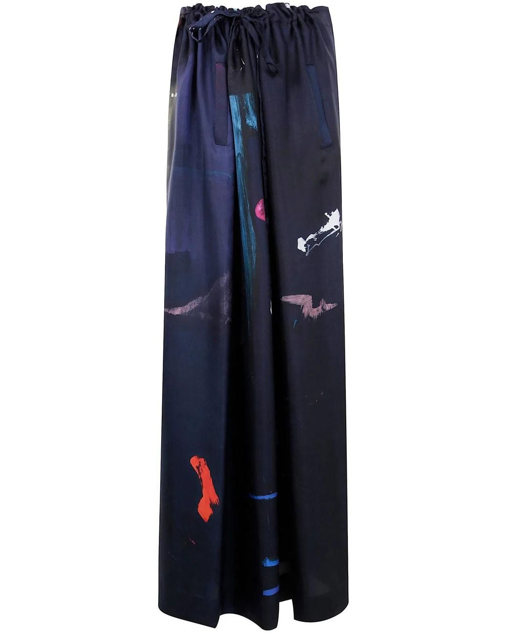 Daniela Gregis Blue Tognon Wide Leg Trousers
