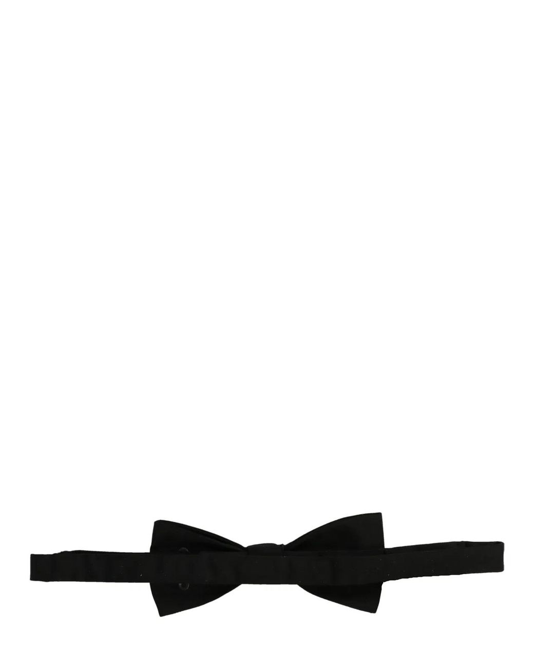 Saint Laurent Black 'Yves' Bow Tie for men