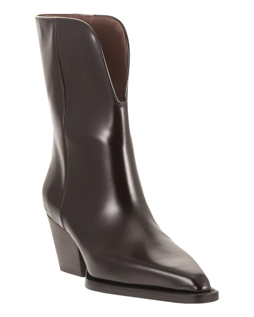 Paris Texas Brown Jane Midcalf Boot 60