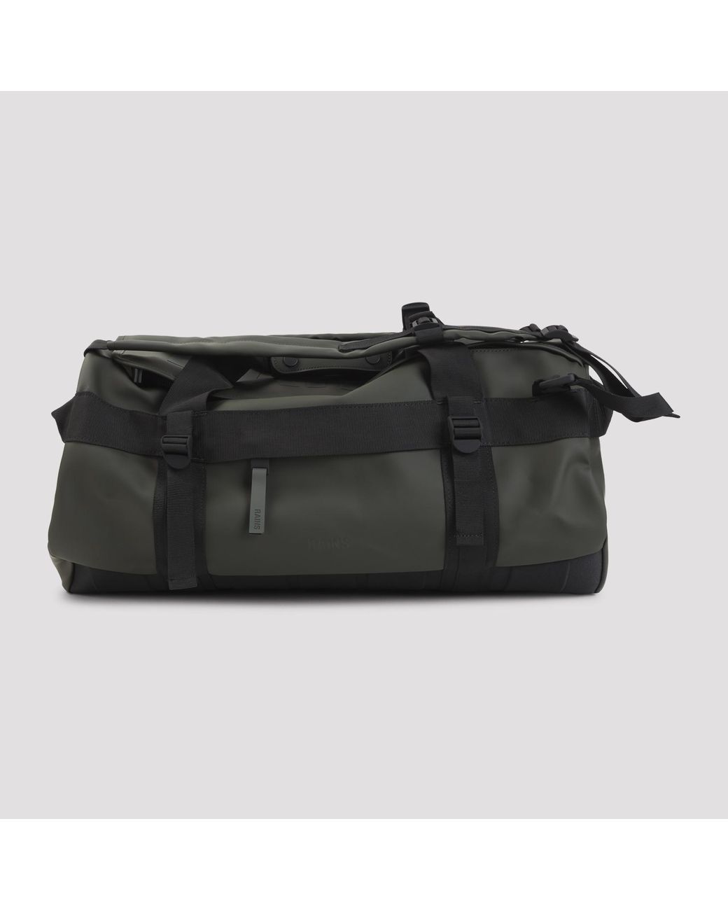 Rains Black Texel Duffle Small Bag for men