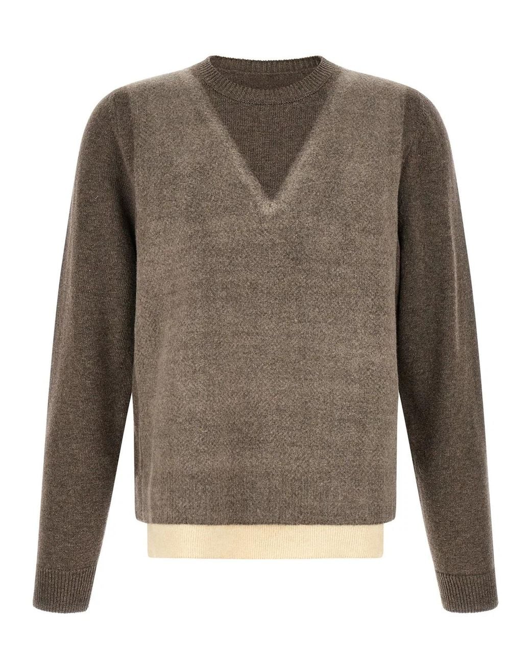 Maison Margiela Gray 'Memory Of' Sweater for men