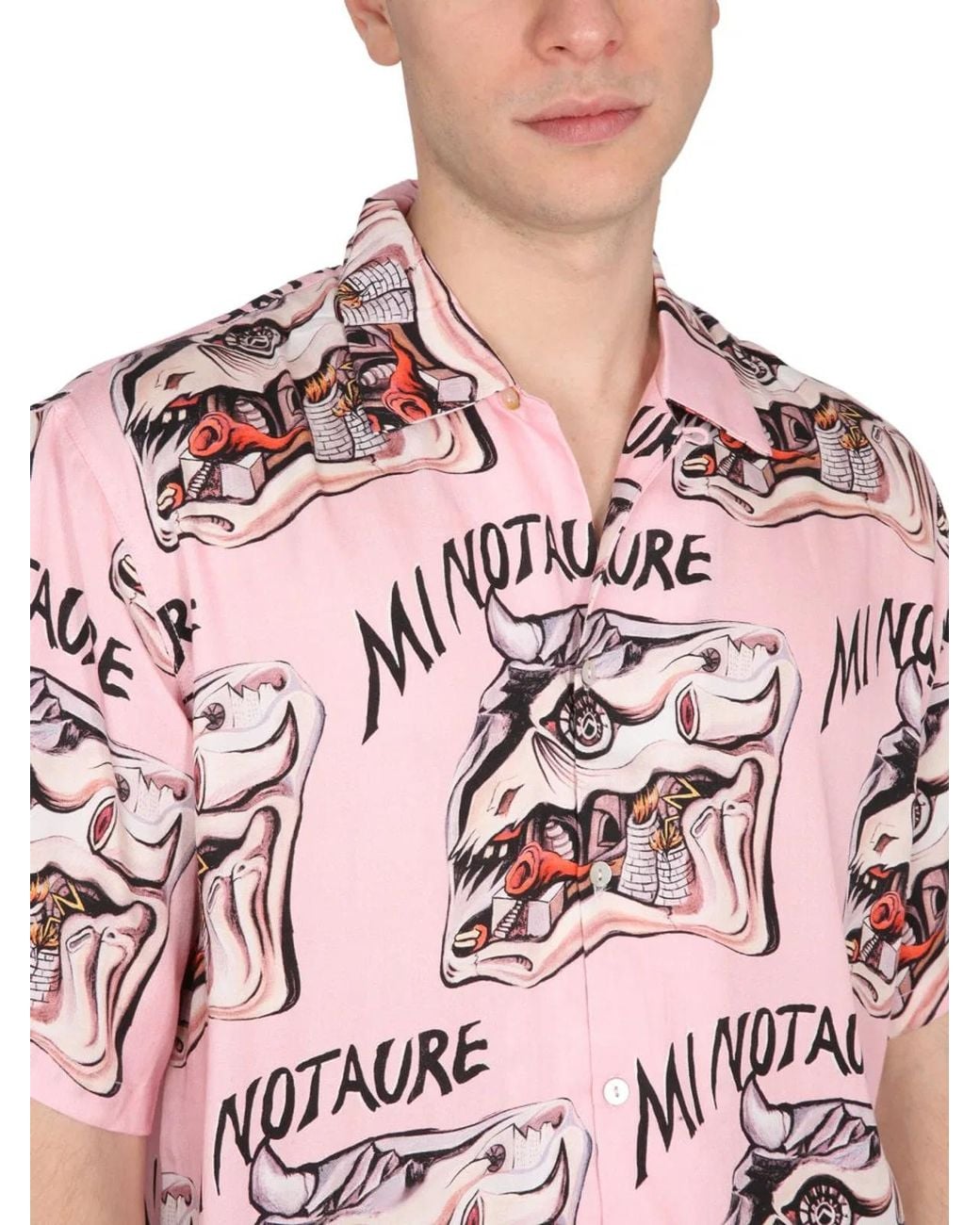 Endless Joy Red Minotaure Shirt for men