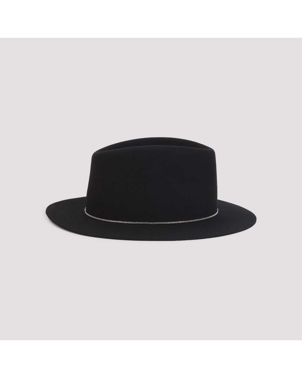 Maison Michel Black Andre Ball Chain Hat