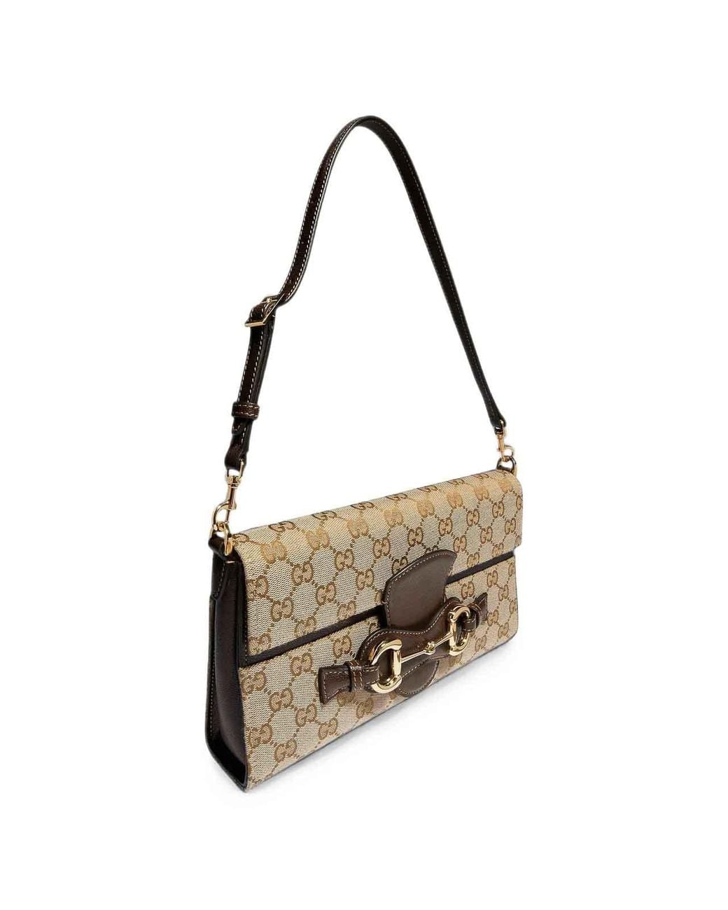 Gucci Metallic With Removable Vintsand/Dk Bag