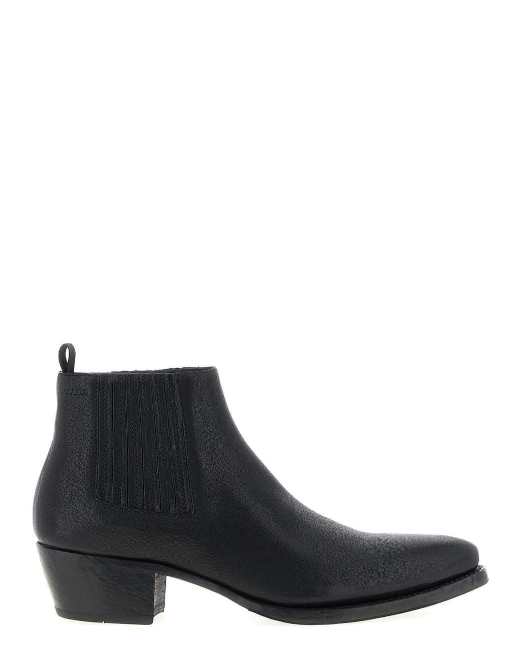 Prada Black Chelsea Boots for men