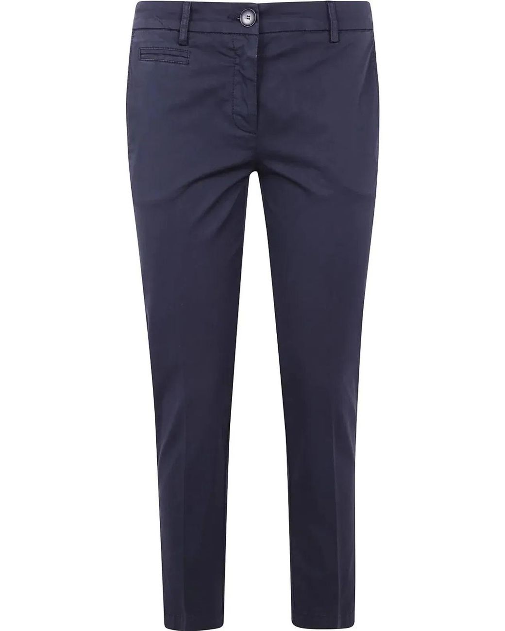 Twinset Blue Regular Trousers