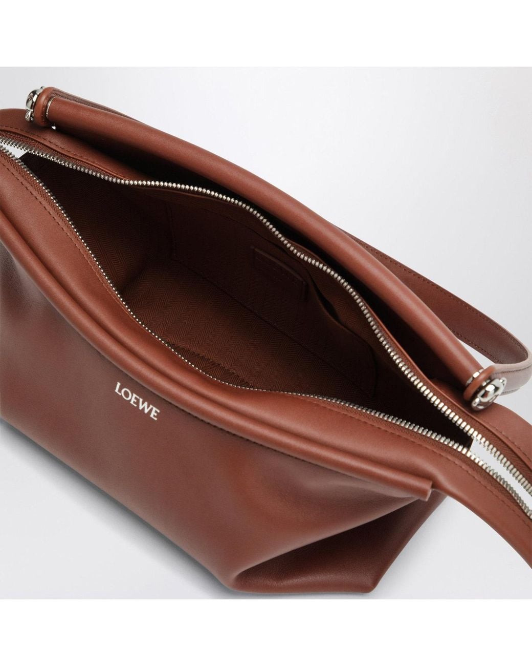 Loewe Brown Whisker Small Cognac Calfskin Bag