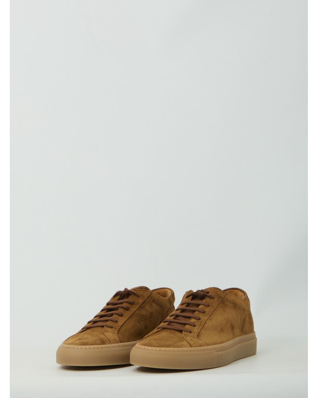 Common Projects Brown Suede Achilles Premium Sneakers for men