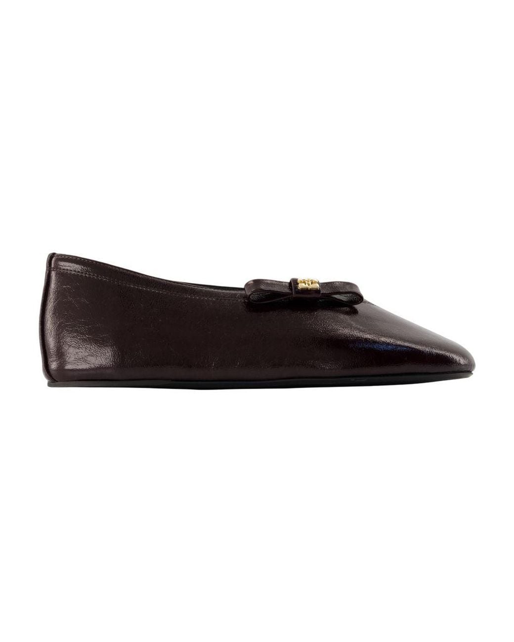 Ganni Black Jenny Ballerinas