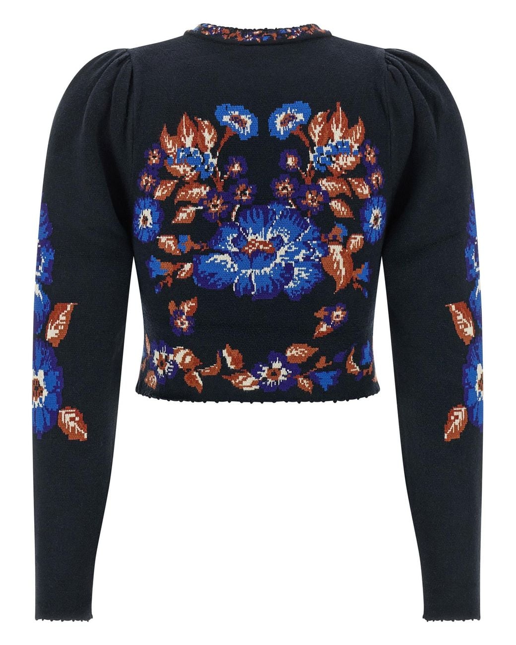 Farm Rio Blue 'Bow Garden' Top