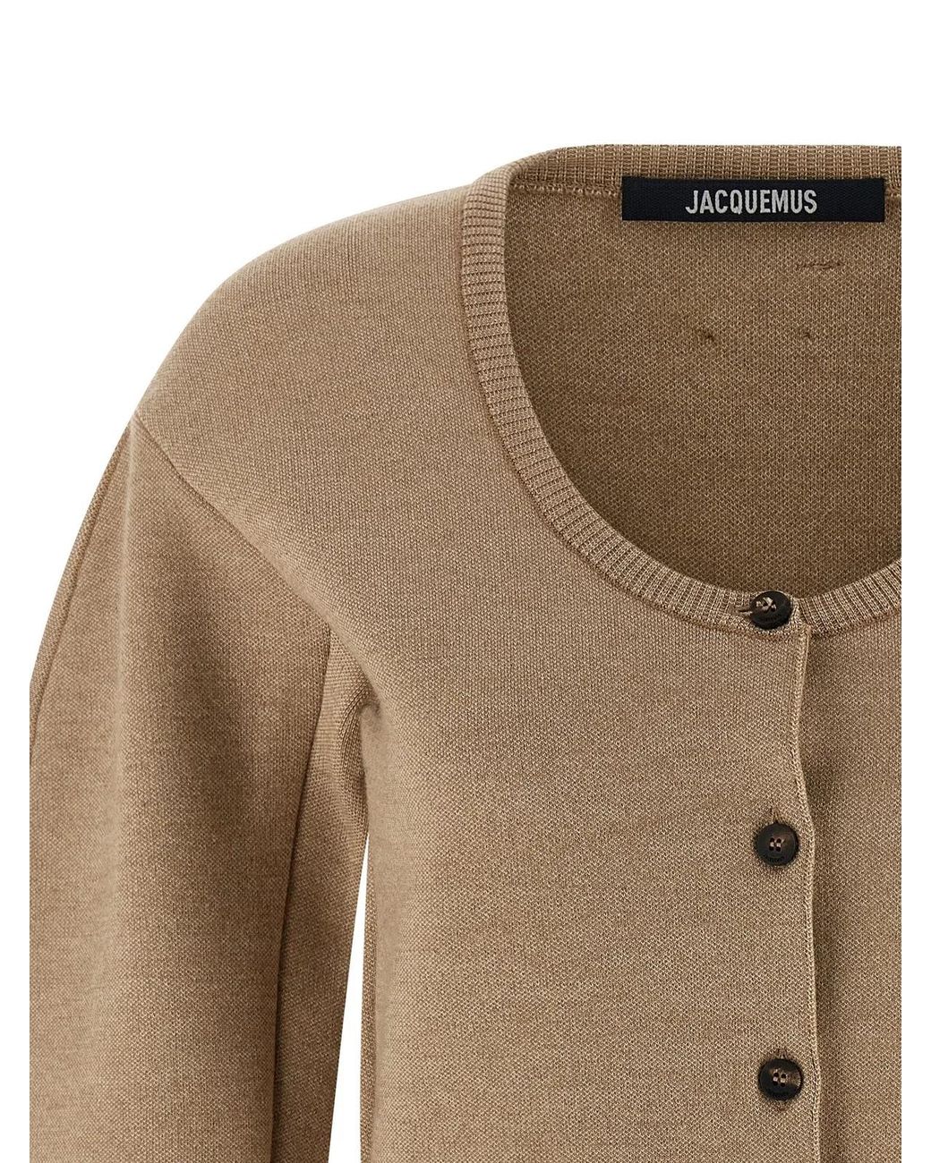 Jacquemus Natural 'Le Gilet Doppio' Cardigan