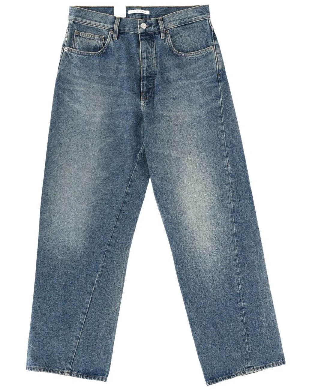 sunflower Blue Wide Twist Jeans for men