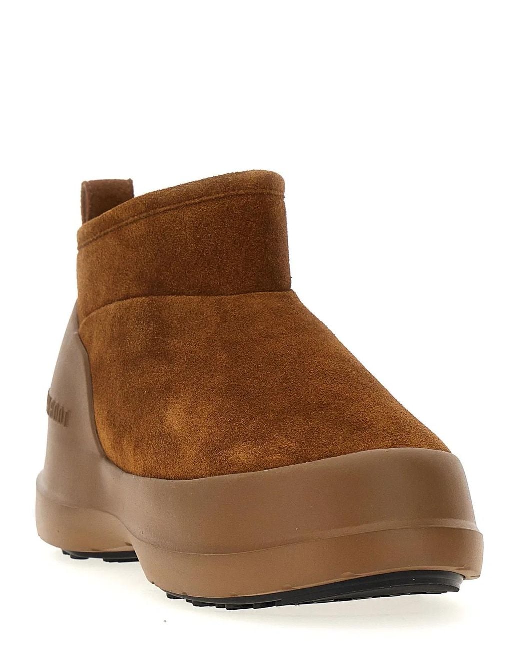 Moon Boot Brown 'Luna Low' Ankle Boots