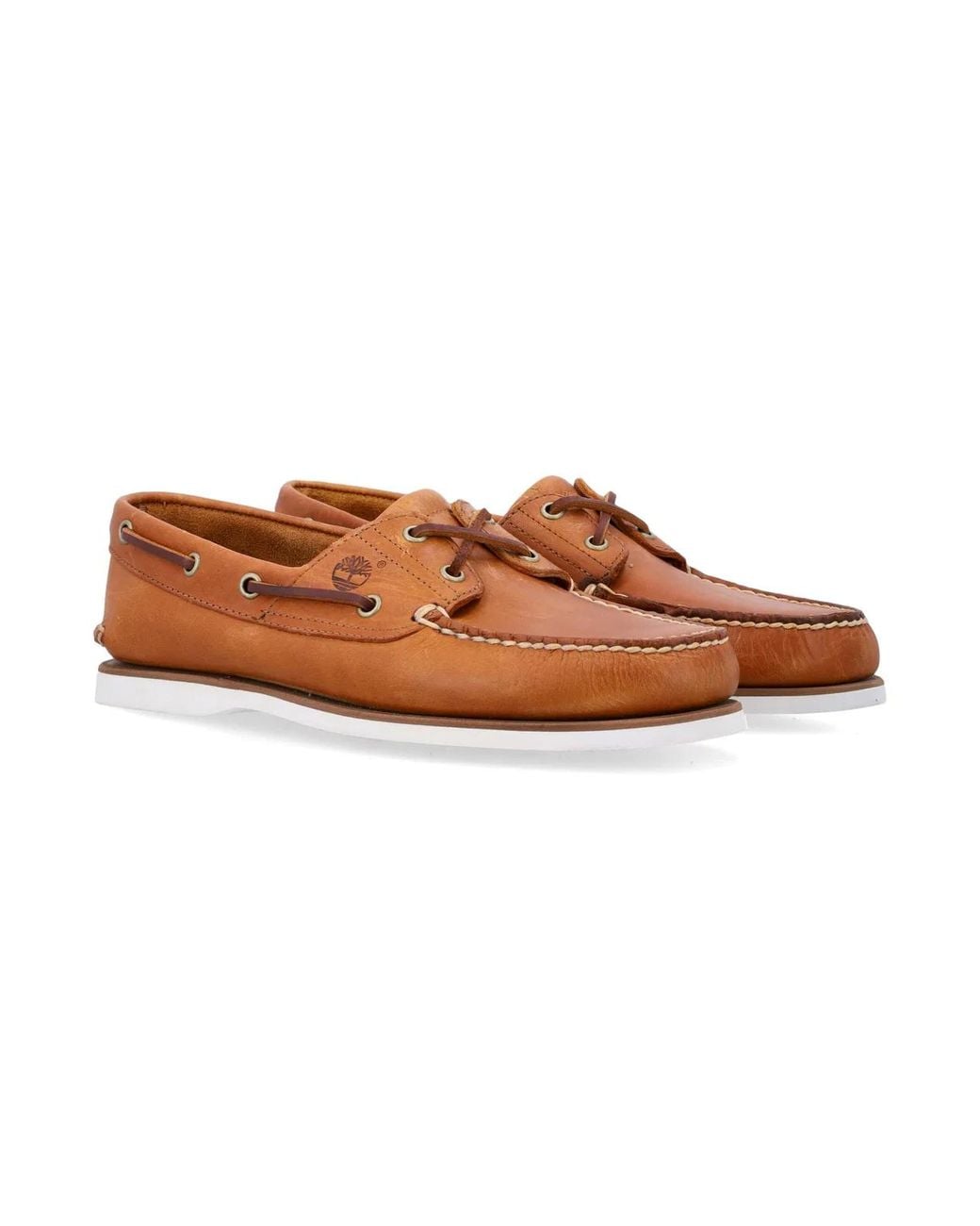 Timberland Brown 2 Eye Boat Shoe for men
