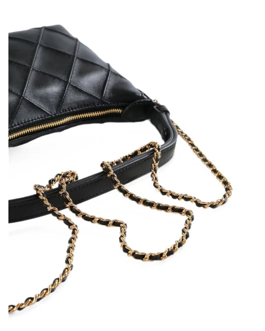 Tory Burch Black Fleming Leather Pouch