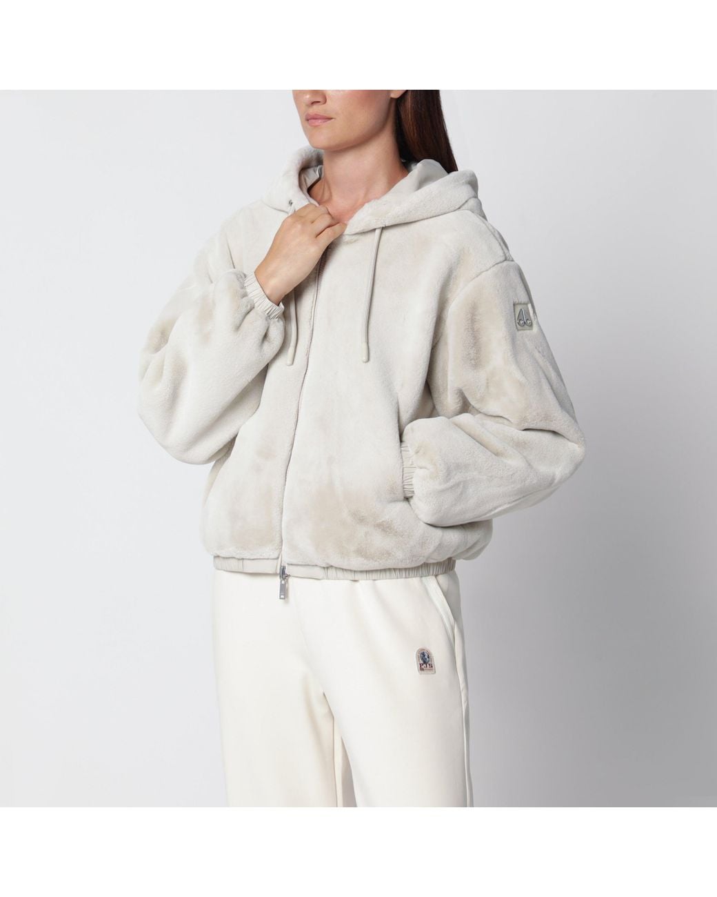 Moose Knuckles Gray Eaton Bunny Reversible Jacket