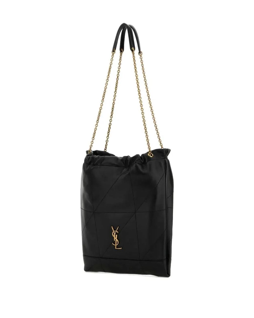 Saint Laurent Black Jamie Leather Pouch