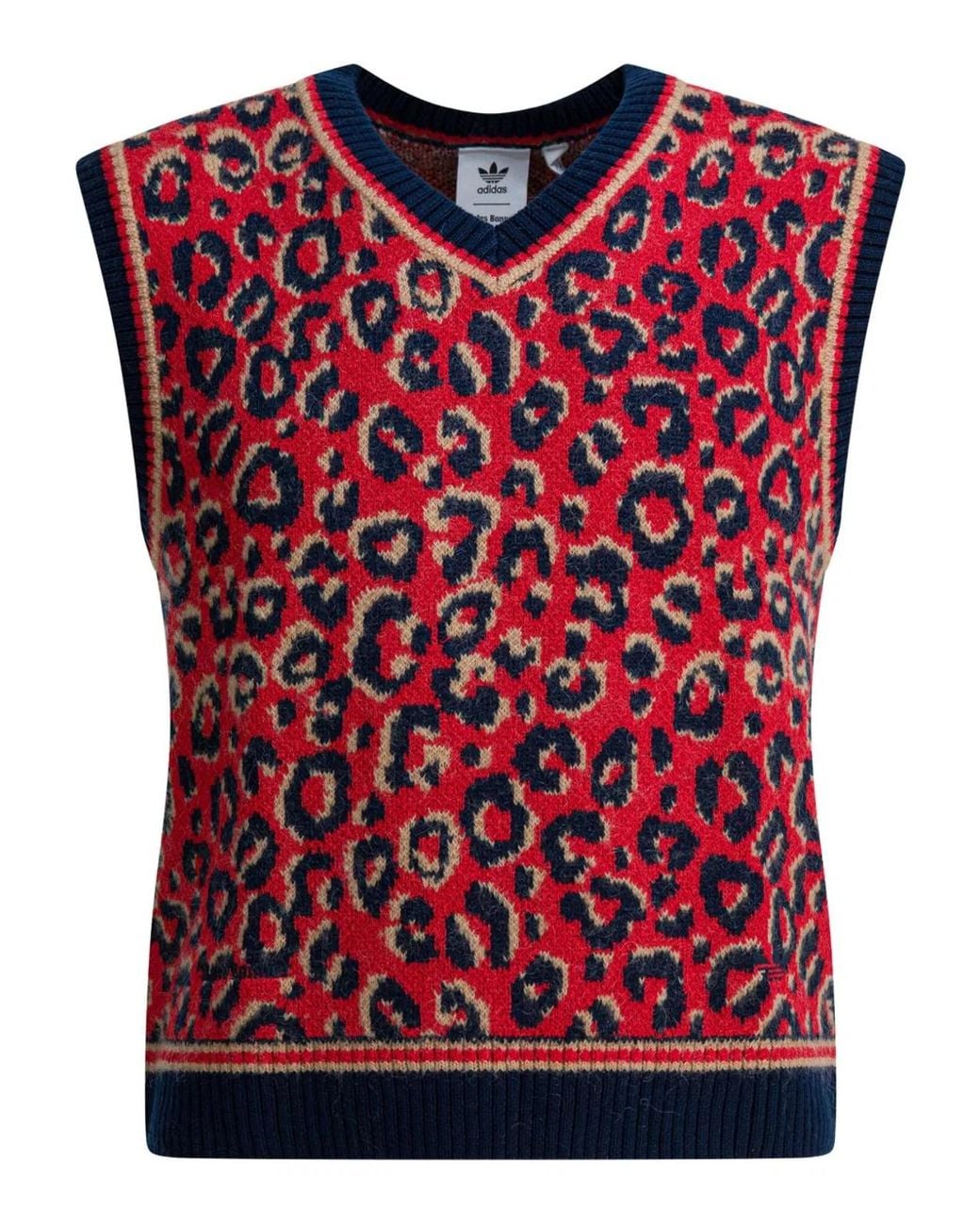Adidas Red Recycled Polyester Wool Viscose Mohair Recycled Polyamide Elastane Jacket for men