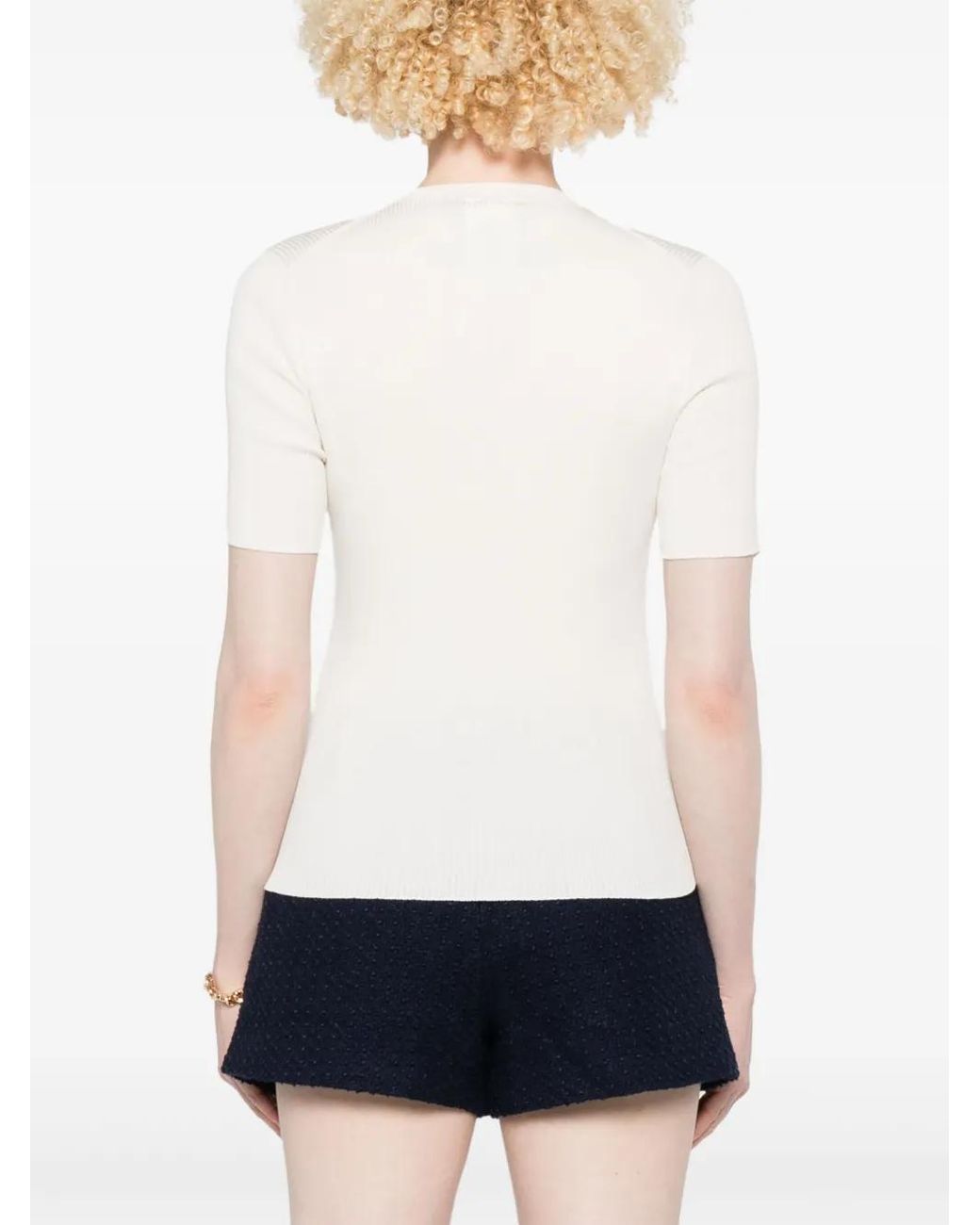 Fendi White Cotton T-Shirts
