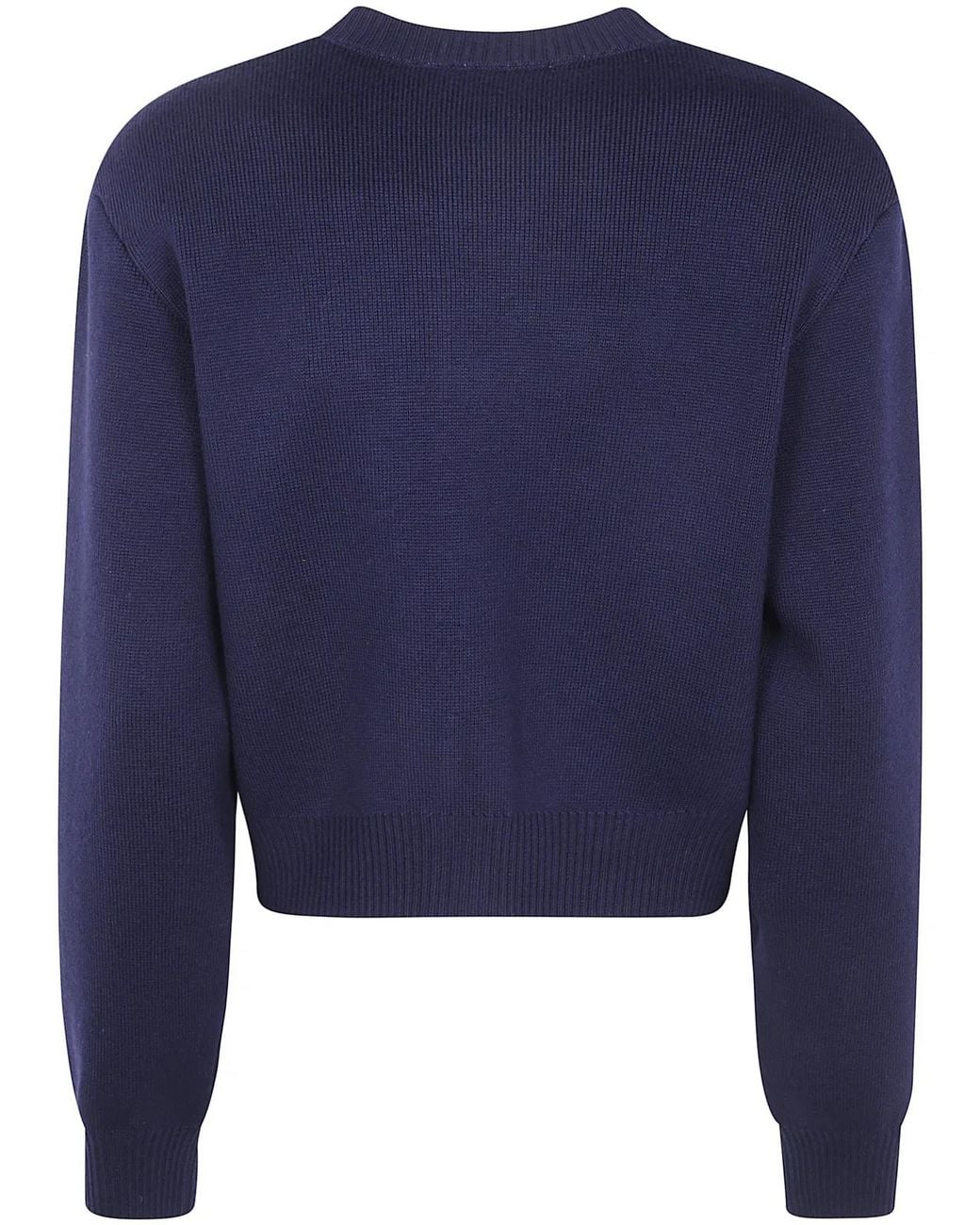 Rohe Blue Statement Shoulder Cardigan