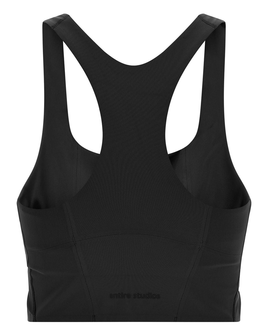Adidas Originals Black 'Training' Crop Top Adidas X Entire Studios