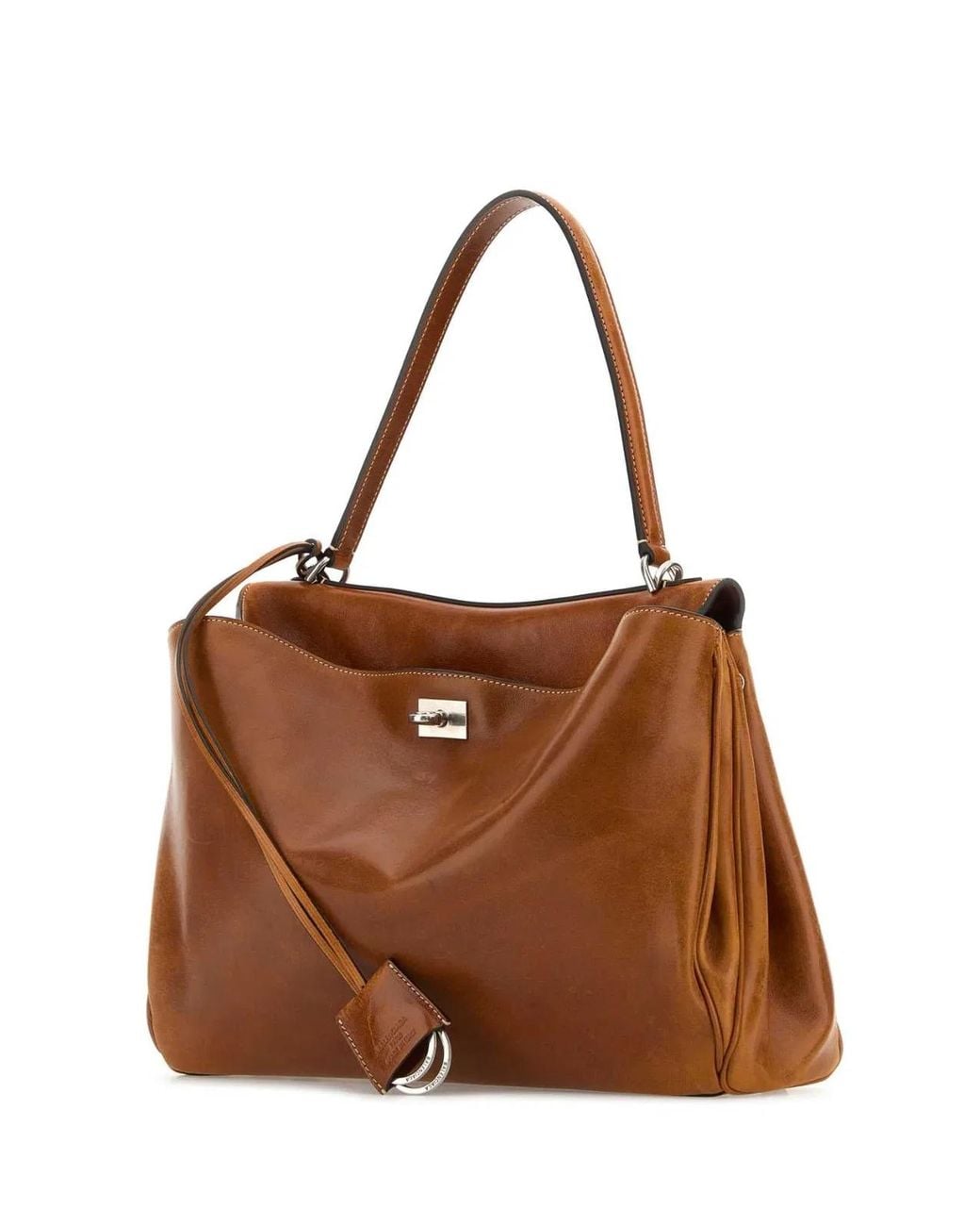 Balenciaga Brown Rodeo Top Handle M