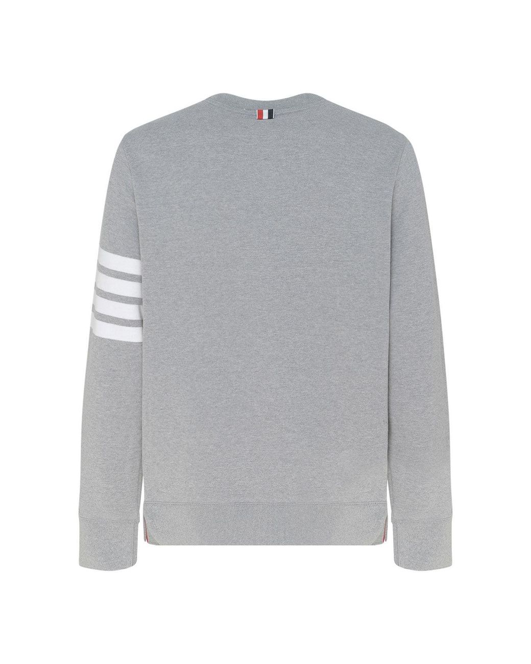 Thom Browne Gray 4Bar Cotton Sweatshirt for men
