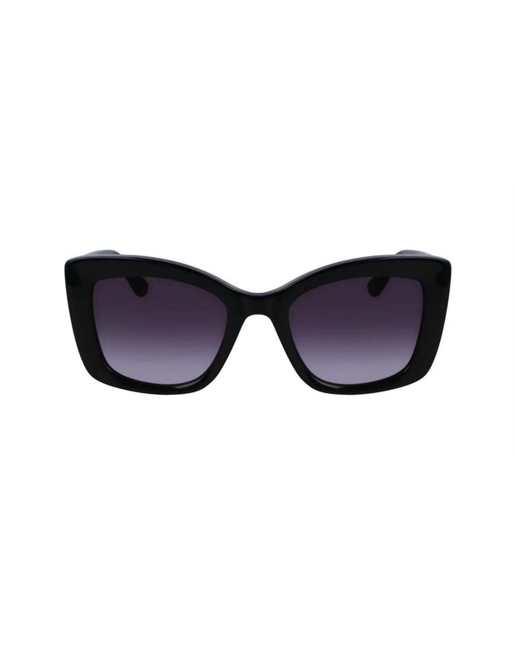 Karl Lagerfeld Black Acetate Sunglasses