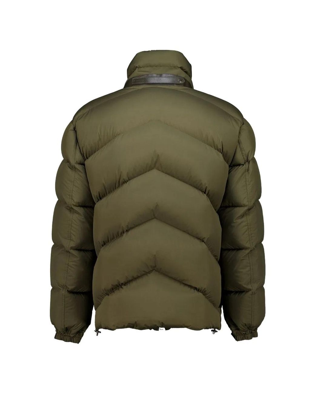 Tom Ford Green Chevron-Quilted Padded Jacket for men