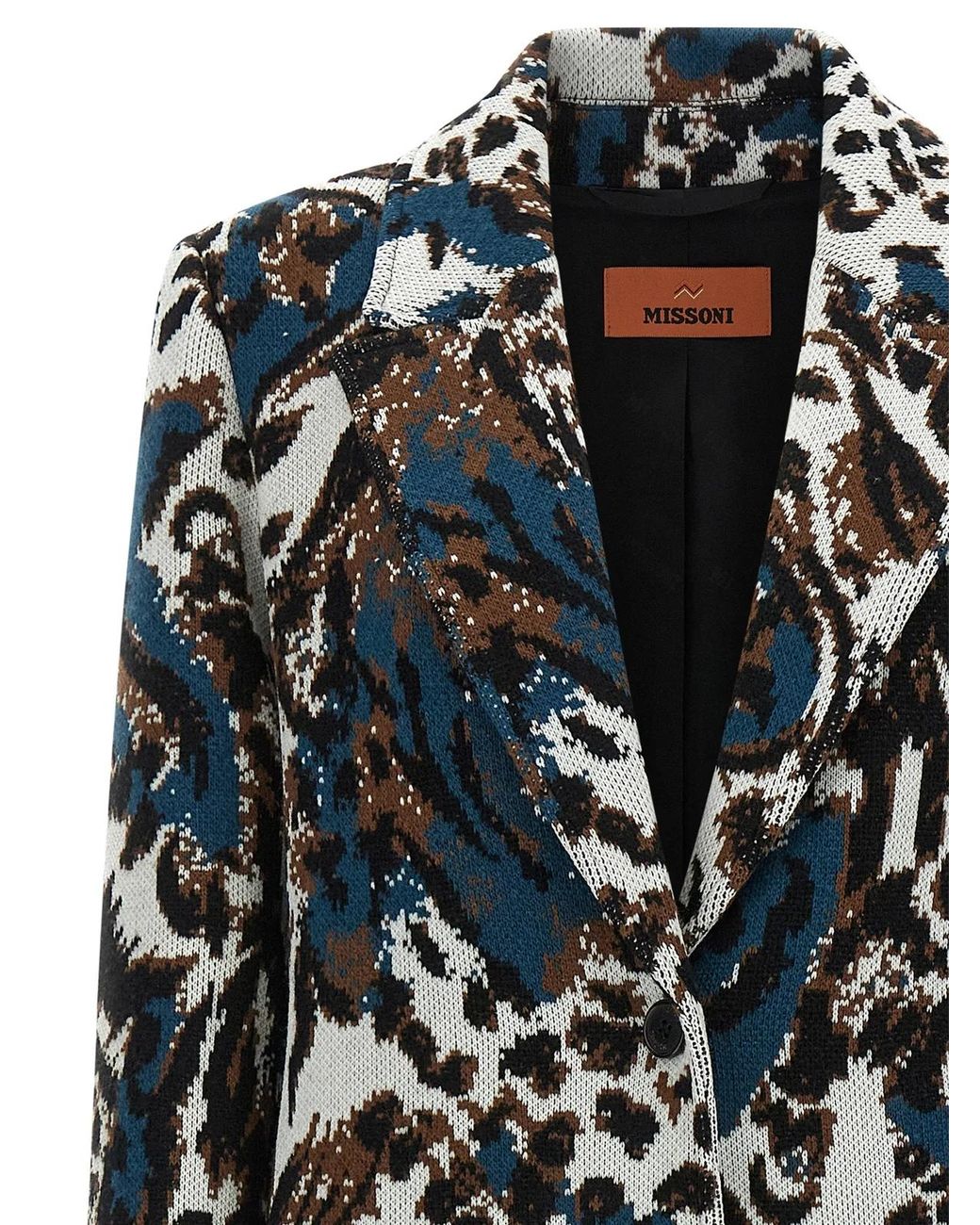 Missoni Black Animalier Coat
