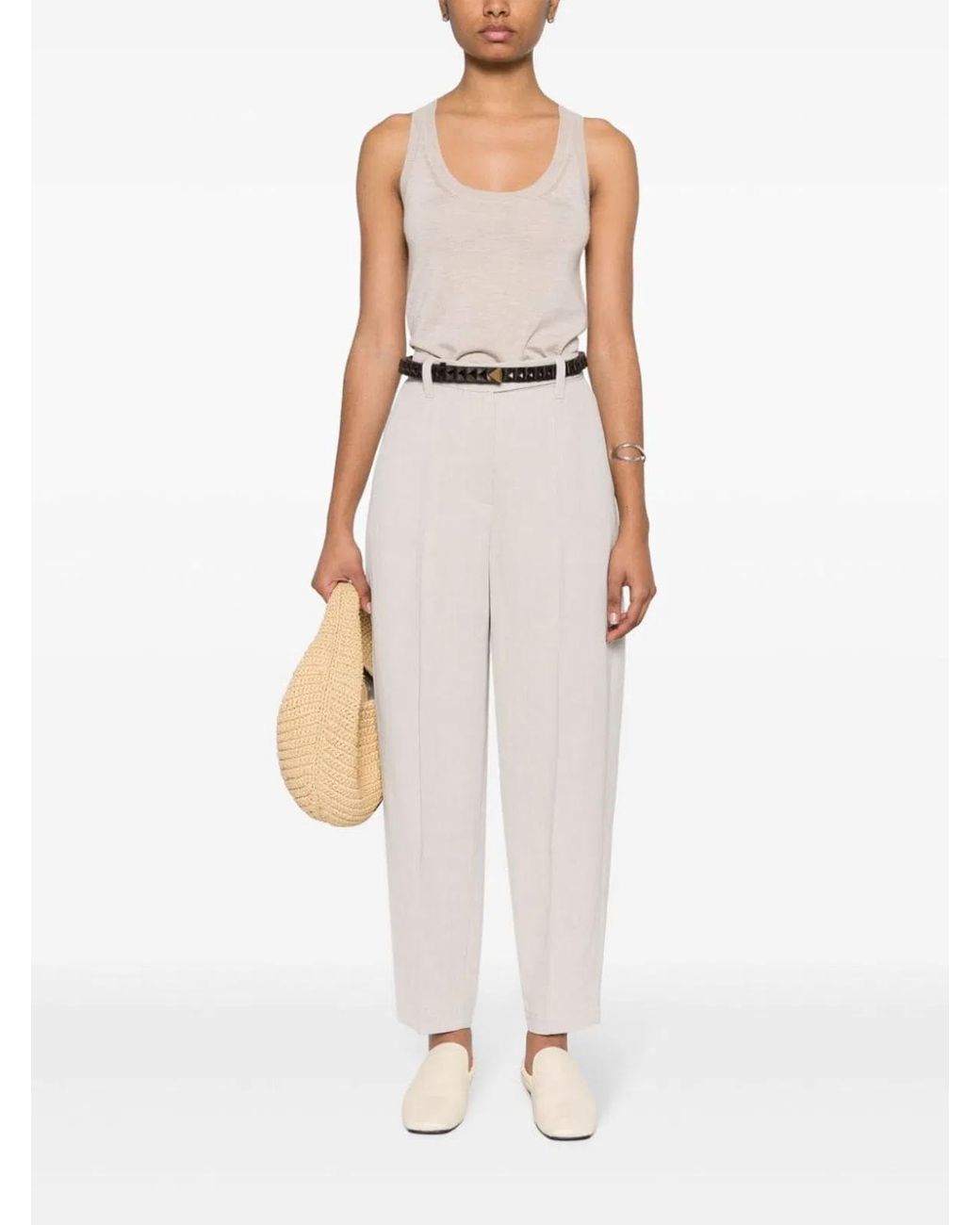 Max Mara Natural Cashmere Tank Top