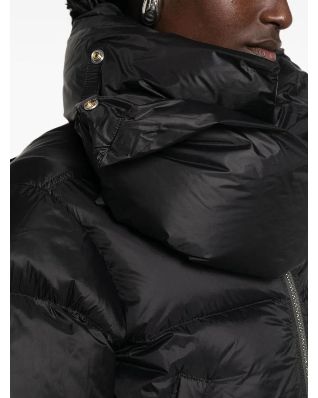 Rick Owens Black Short Down Jacket