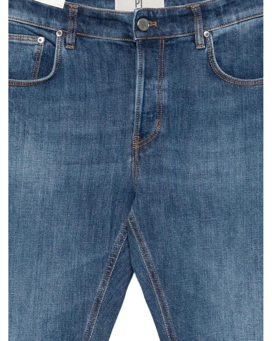 PT Torino Blue Stretch Denim Reggae Jeans for men