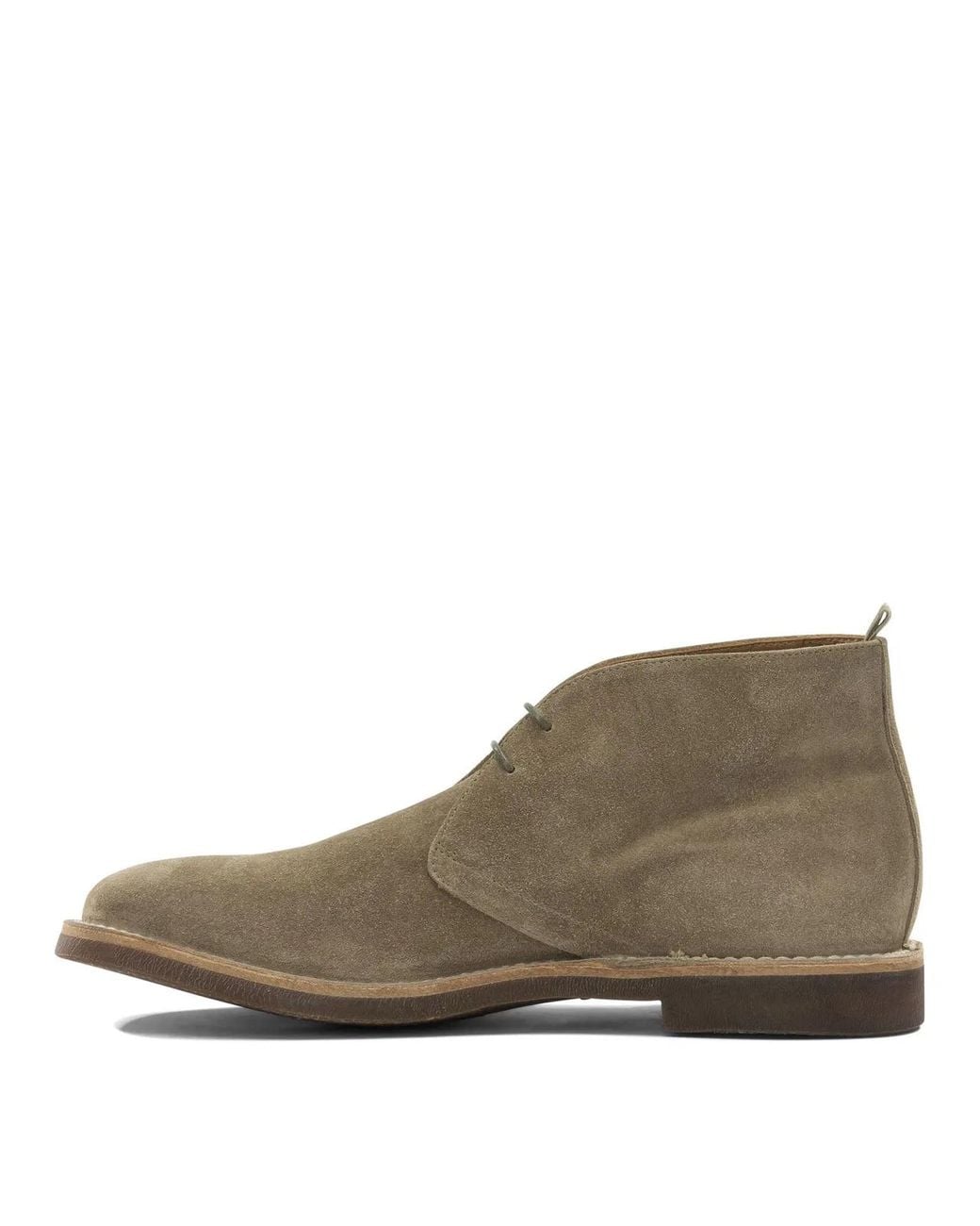 Officine Creative Brown Suede Shoes for men