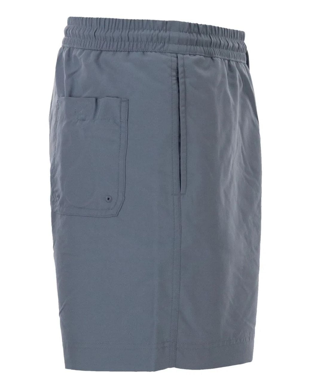 Carhartt Gray Beach Shorts With Logo
