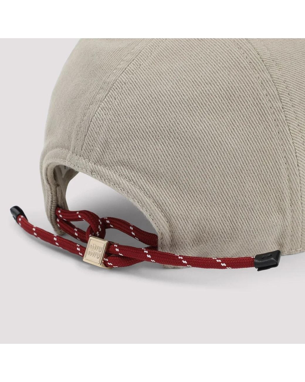 Miu Miu Natural Washed Denim Baseball Cap