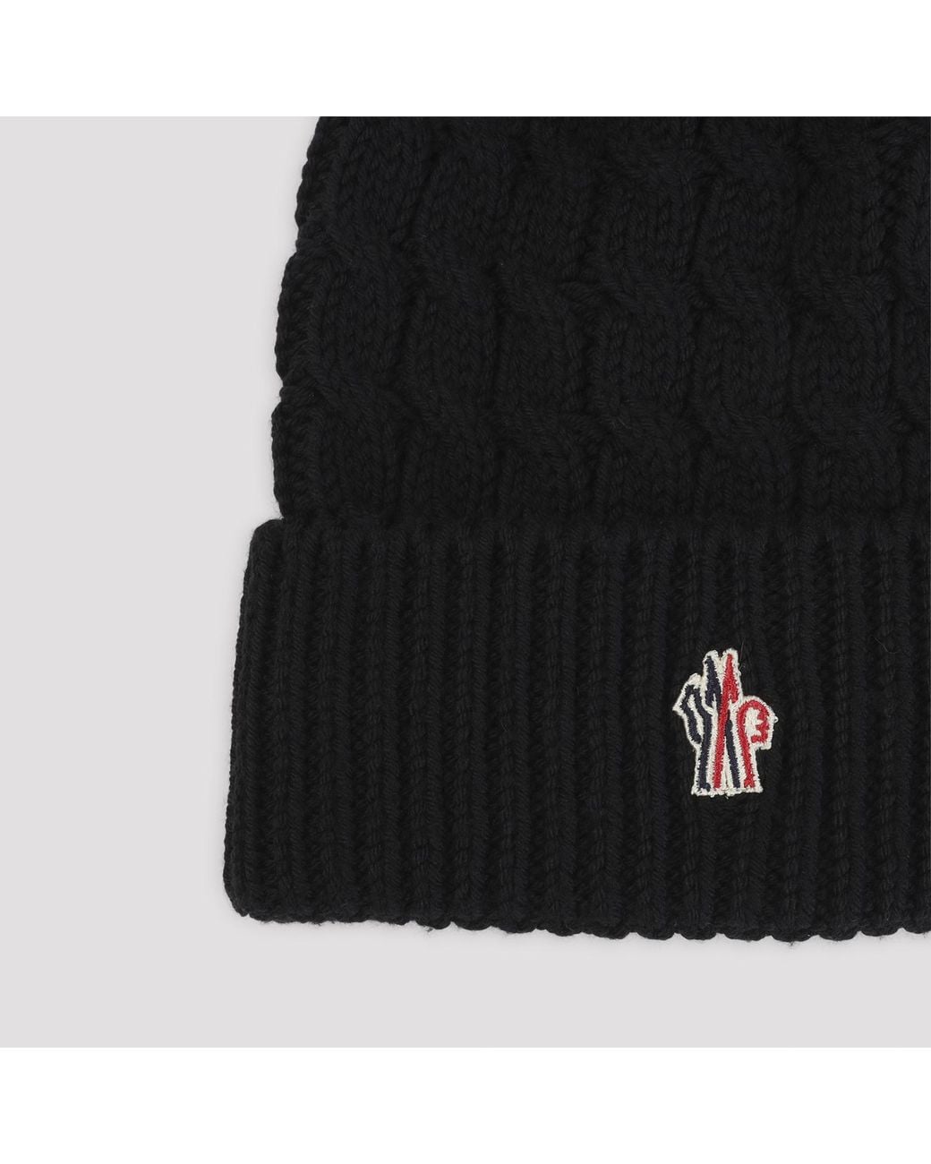 Moncler Black Wool Beanie
